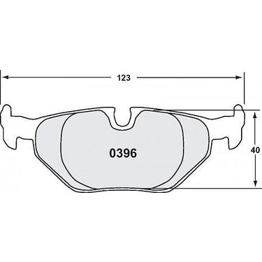 PFC Brake Pads 0396.XX.17.44 - Competition Motorsport